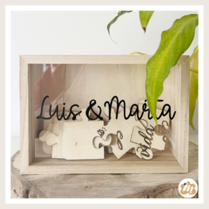 Hucha con puzzle