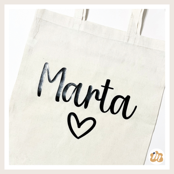 Tote bag nombre