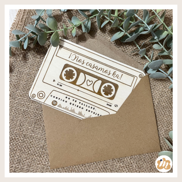 Cassette de madera