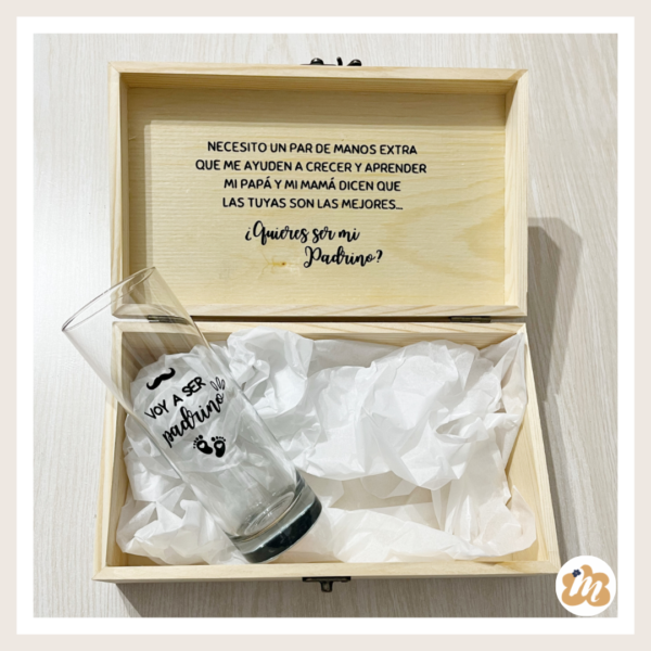 Caja Padrino con vaso