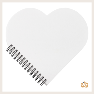 Bloc corazón personalizado