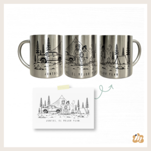 Taza acero inoxidable
