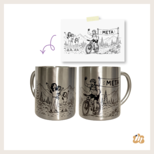 Taza acero inoxidable